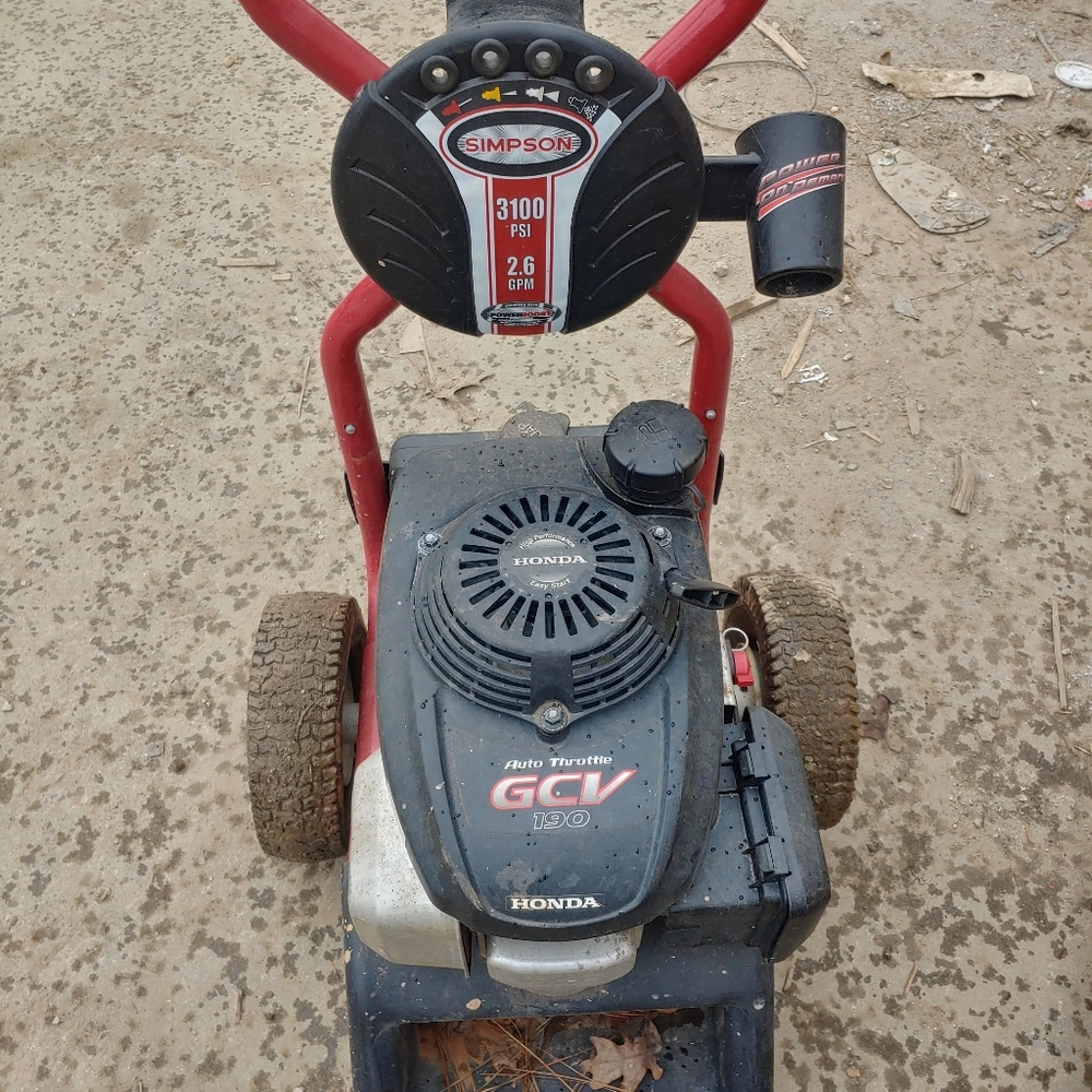 Simpson 3100psi pressure washer